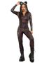 Flerfarget Geometrisk Catsuit Damekostyme - Small