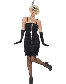 Daisy The Gatsby Flapper Damkostym - Svart