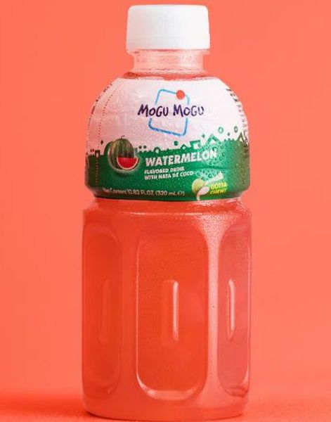 Mogu Mogu Nata De Coco Watermelon - Vannmelonjuice med Kokosgelebiter 320 ml (Thailand)