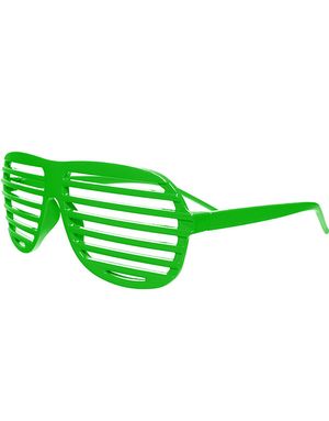 Shutter Shades Glasögon - Grön