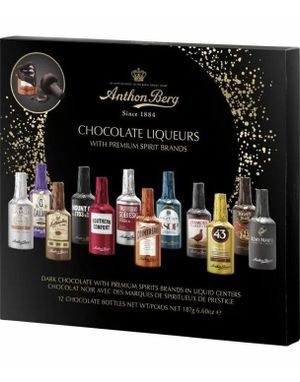 Anthon Berg Chocolate Liqueurs - 12 Olika Likörchoklad i Presentask 187 Gram
