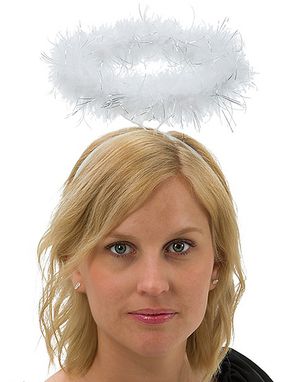 Diadem med Vit Gloria