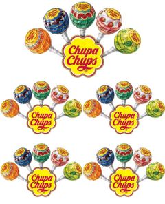 25 st Chupa Chups Klubbor / Kärlek på Pinne