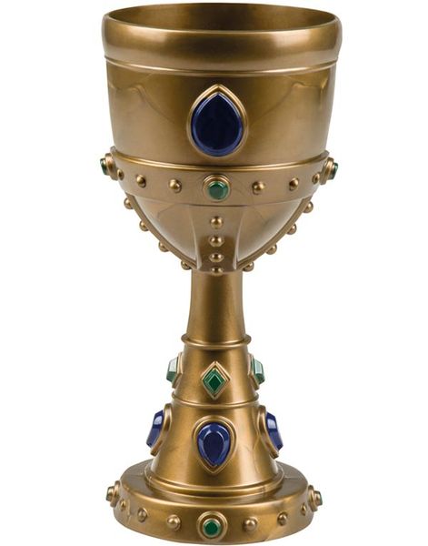 Bronsfärgad Kung Arthur Inspirerad Mugg med Målade Detaljer