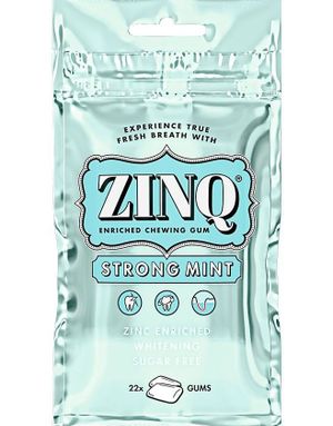 Zinq Tyggegummi med Strong Mintsmag 31,5 Gram