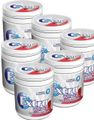 6 st Stora Extra White Strawberry Tuggummi Burkar - Hela Lådan 504g