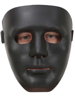 Svart Ansiktsmask