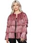 Rosa Tinsel Festivaljakke/Glitterjakke - Large/XL