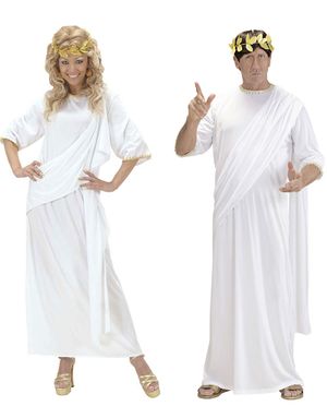 Grekisk Toga Maskeraddräkt (Unisex)
