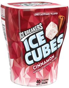 Ice Breakers Ice Cubes Cinnamon - Fyrkantigt Tuggummi med Kanel Smak (USA Import) 92 g
