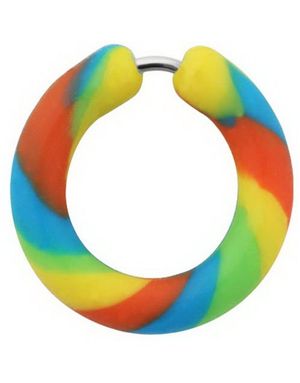Silikon Multi Color Circle - Fejkpiercing