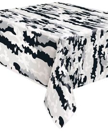 Svart Camo Plastduk 137x213 cm - Fortnite Camo