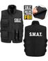 S.W.A.T Vest med 3 Avtagbare Merker – Barn