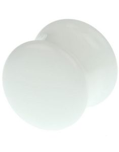Vit Pyrex Piercing Plugg