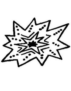 Stamptoos - Face Painting Art Stamps - Blast Stamp  (Ansiktsstämpel)