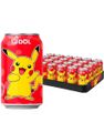 24 st Pokemon Strawberry Sparkling Water - Kolsyrat Vatten med Jordgubbssmak 330 ml - Helt Brett (Asia Import)