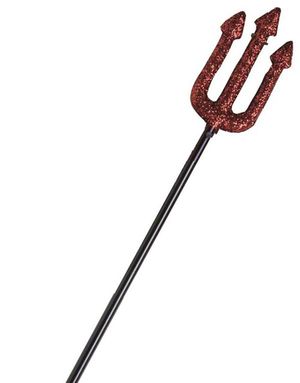 Liten Glittrande Djävulsgaffel - 58 cm