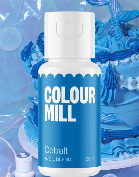 Colour Mill Cobalt Oljebasert Matfarge - 20ml
