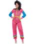 80's Fargeblokk Ski Joggedress Kostyme til Dame
