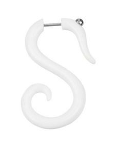 Swan - Vit Fejkpiercing