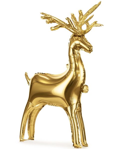 Rudolf Gullfarget Folieballong 50x62 cm