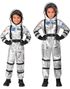Sølvfarget Astronaut Barnekostyme