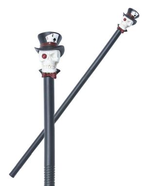 Voodoo Witch Doctor Cane - Käpp med skalle 88 cm