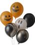6 stk Halloween Gresskar & Spøkelse Ballongbukett - Fright Night