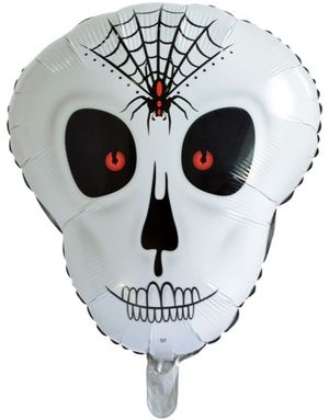 Dödskalle Folieballong 62 cm