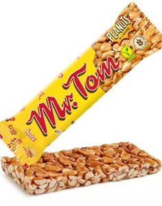 Mr. Tom Peanuts in Caramel - Bar med Jordnötter och Kola 40 gram