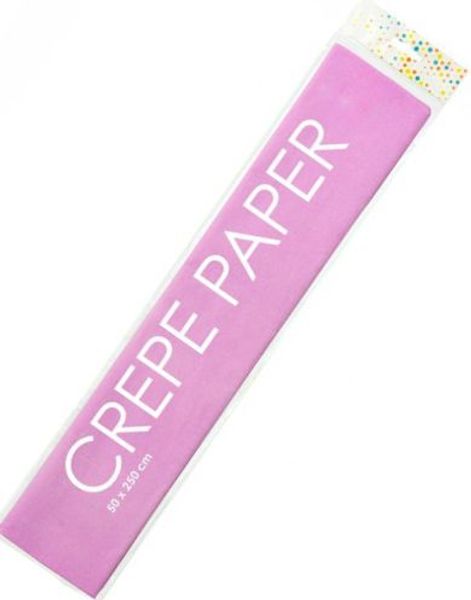 Lavendelfarget Kreppapir 50x250 cm