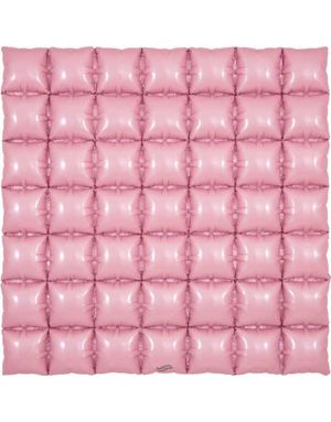 Rosa Waffle Folie Ballong for Backdrop/Bakgrunn 
