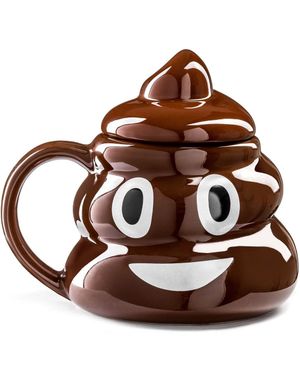 Poop Emoji Keramikk Kopp