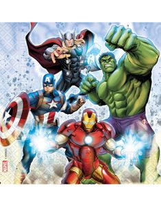 20 st. Marvel Avengers servetter 33x33 cm
