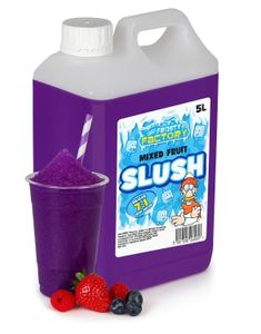 Mixed Fruit Slush-Koncentrat - 40 Liter Färdig Slush - Crazy Factory