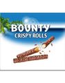 5-Pack Bounty Crispy Rolls - Chokladkexstänger med Kokoskräm 117 Gram