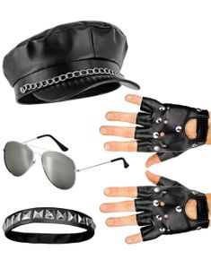 Rocker/Biker Maskeraddräkt - Onesize