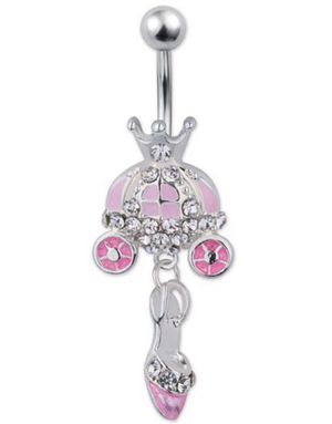 Cinderella Dream Navelpiercing - Rosa