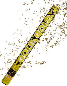 Konfettikanon - Guld 58 cm