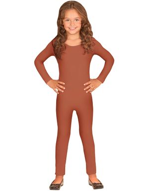 Brun Bodysuit med Långa Ärmar (Barn)