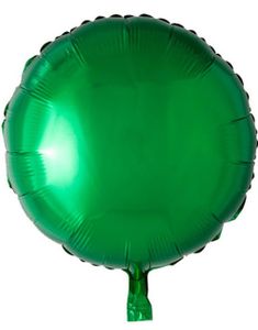 Rund Grön Folieballong 46 cm
