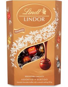 Stor Lindt Lindor Assorted - Olika Chokladtryffel med fyllning 337 gram