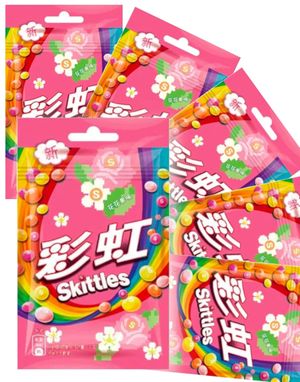 20 st Skittles Flower Fruit Flavour - Hela Låda 0,8 kg (Asia Import)