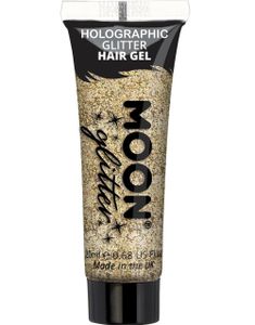 Guldfärgat Holografisk Glitter Hårgele 20 ml