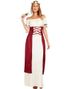 Medieval Brunhilda - Middelaldersk Kostyme til Dame - XX-Large
