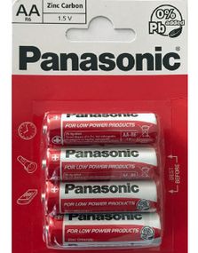 1835308800_54 stk Panasonic AA Zink Carbon Batterier
