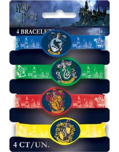 4 stk Elastiska Armband - Harry Potter