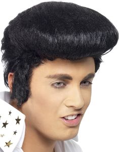 Licensierad Elvis Delux Peruk