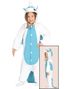 Kigurumi Blå Unicorn Barndräkt