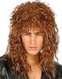 80's Rocke Stjerne Parykk - Brun